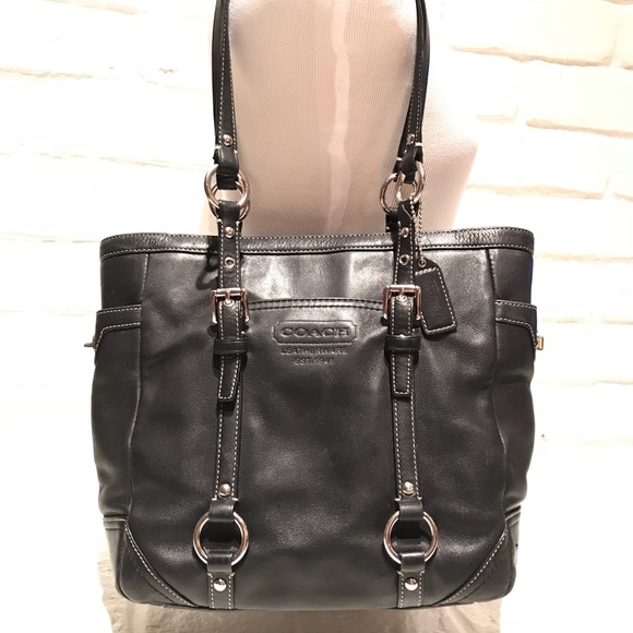 Coach Leatherwear vintage black leather purse - Picture 1 of 8